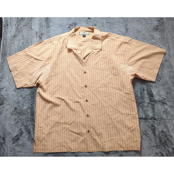 Tommy Bahama Other - Tommy Bahama Short Sleeve Button Up Hawaiian Shirt Men's Size XL Orange